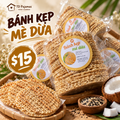 Bánh Kẹp Mè Dừa
