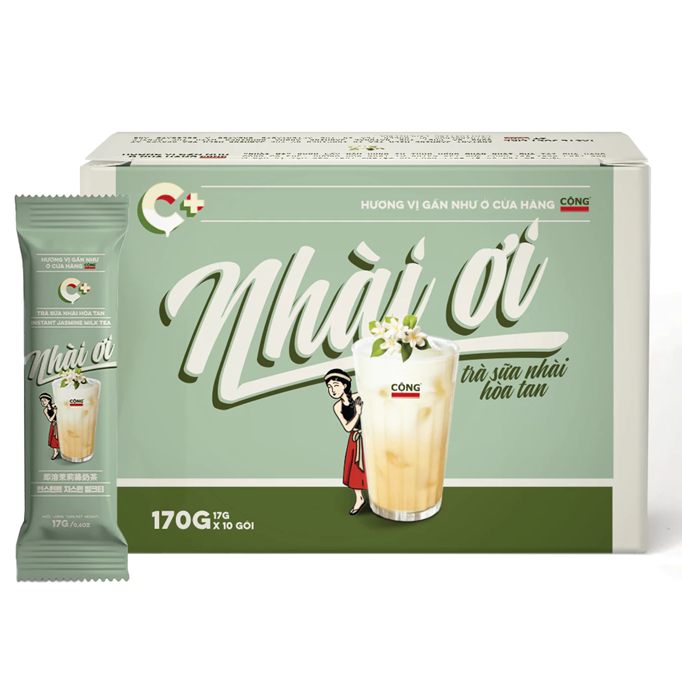 Trà Sữa Hoa Nhài Cộng - 10 gói/hộp