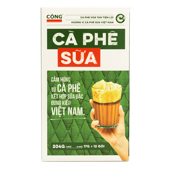 Cộng Cà Phê Hòa Tan - 12 gói/hộp
