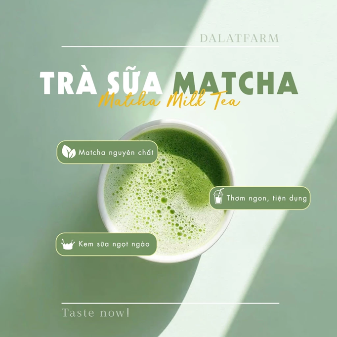 Trà Sữa Matcha Latte - 10 gói/hộp