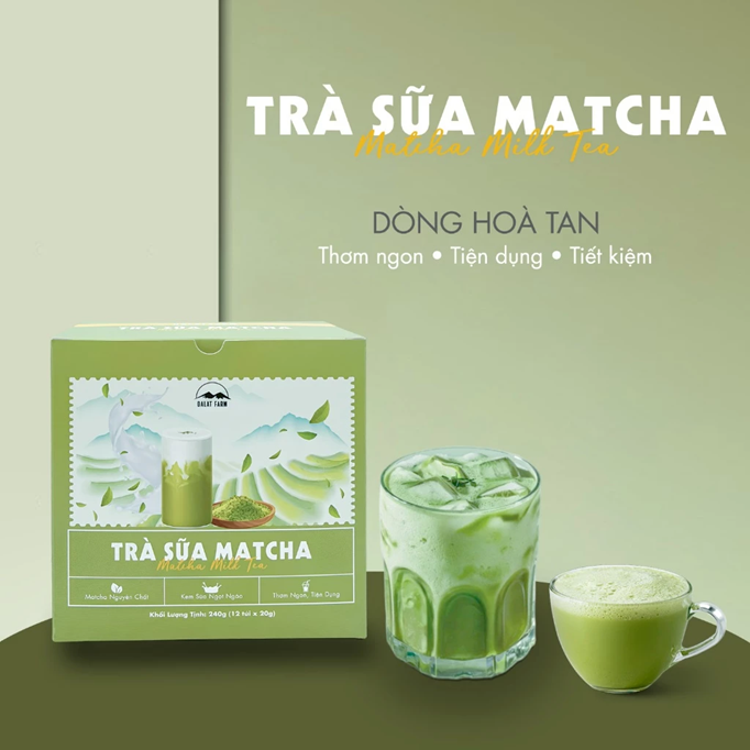 Trà Sữa Matcha Latte - 10 gói/hộp