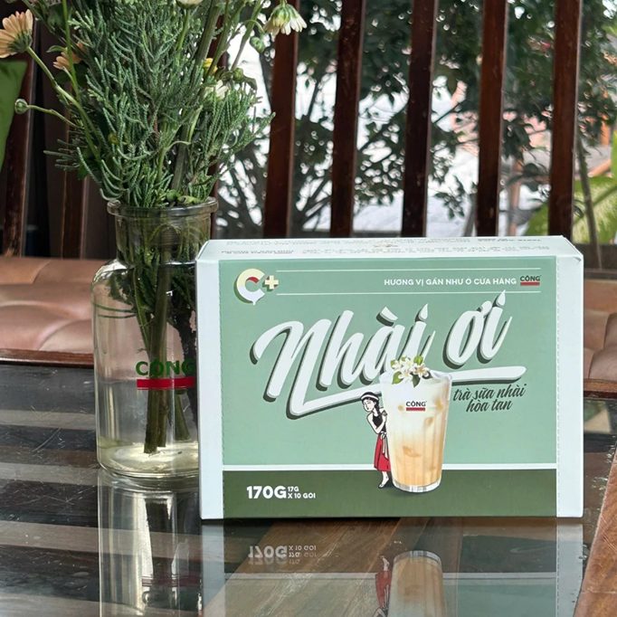 Trà Sữa Hoa Nhài Cộng - 10 gói/hộp