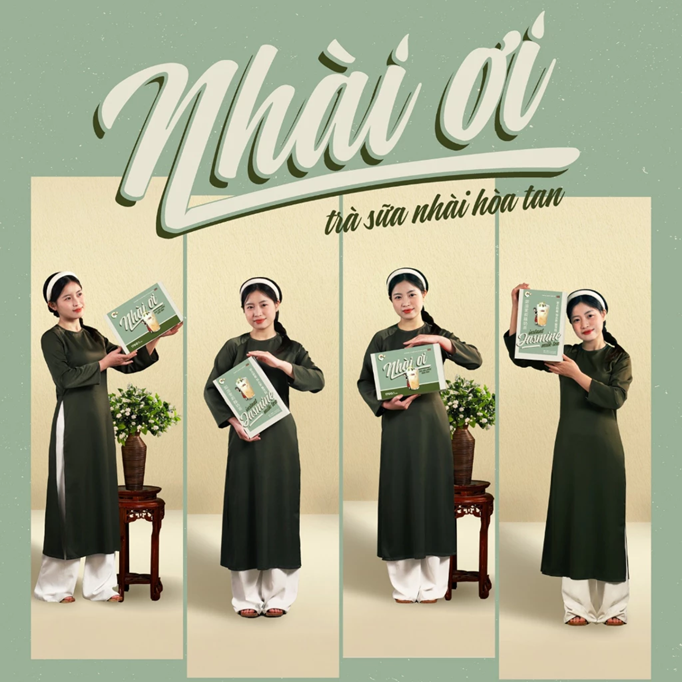 Trà Sữa Hoa Nhài Cộng - 10 gói/hộp