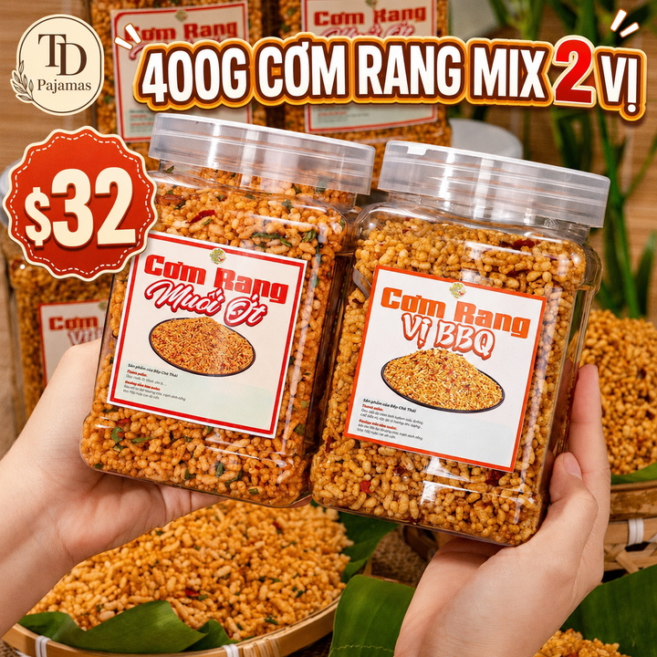 [Sản phẩm mới] Cơm Rang Tẩm Vị – 2 Vị
