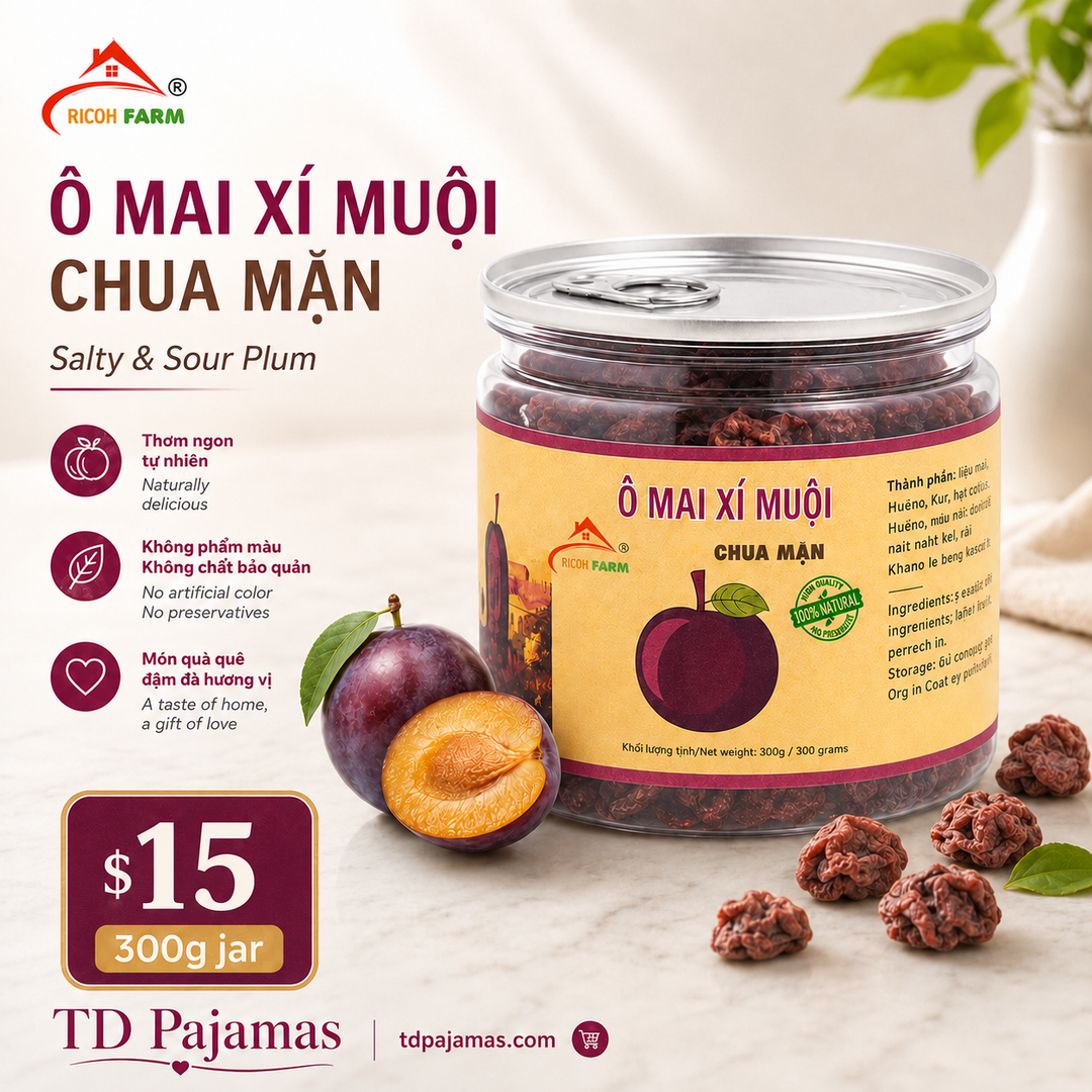 Mận khô muối (Ô Mai Xí Muội)