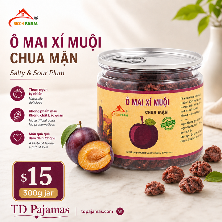 Mận khô muối (Ô Mai Xí Muội)