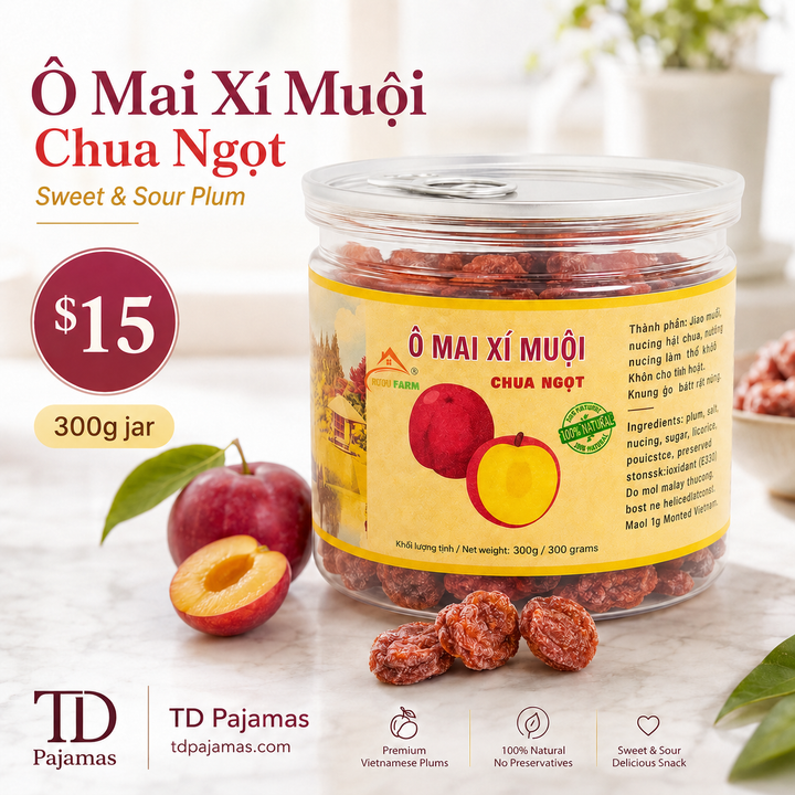 Mận khô muối (Ô Mai Xí Muội)