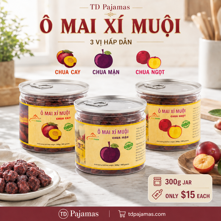 Mận khô muối (Ô Mai Xí Muội)