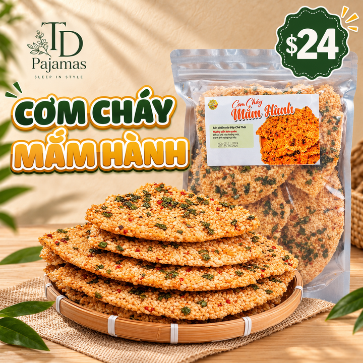 Cơm cháy mắm hành
