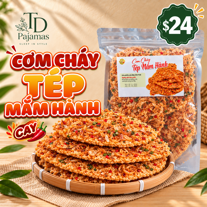 Cơm cháy mắm hành