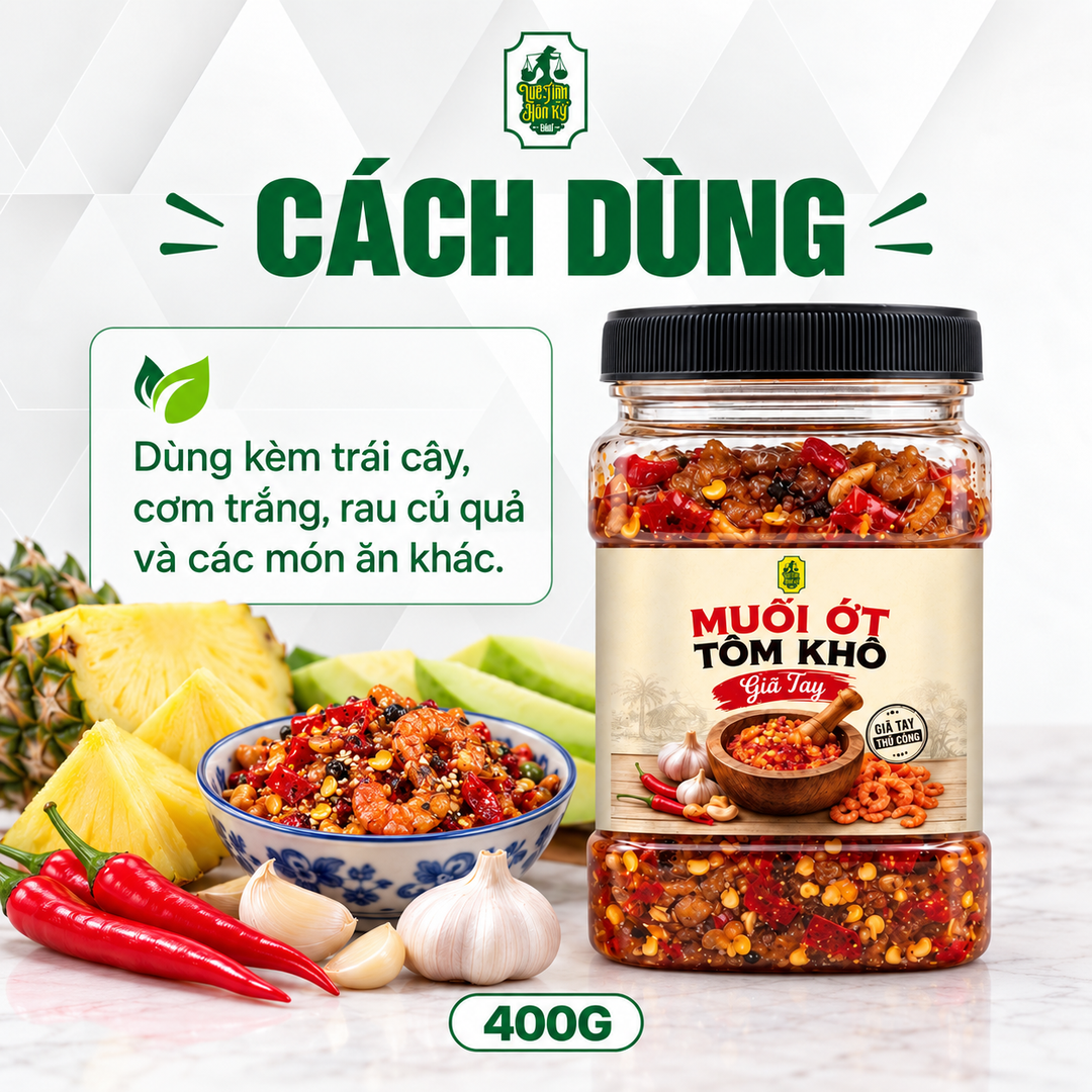 Muối Ớt Tôm Khô