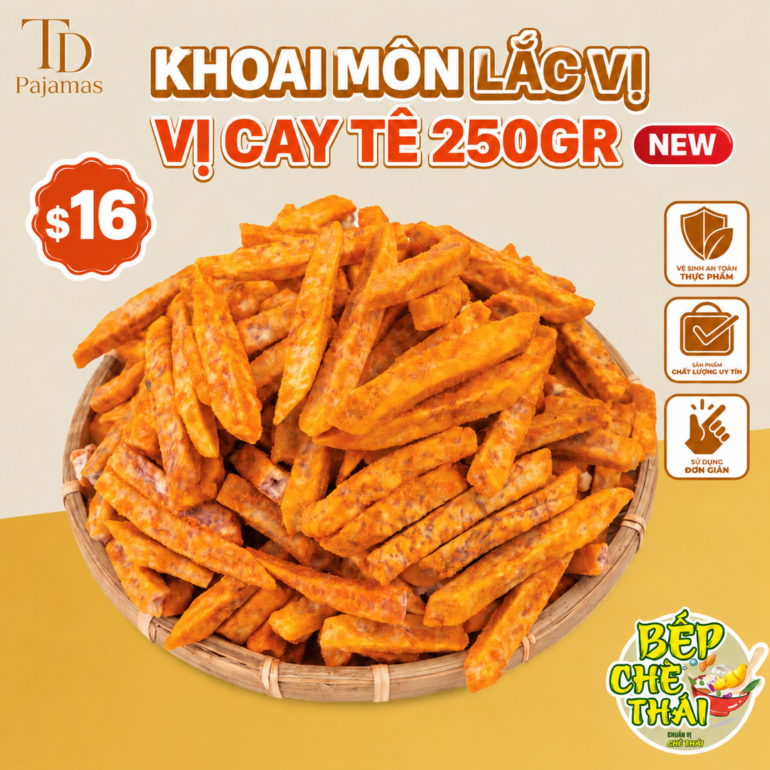 [Mới] Khoai Môn Lắc Vị – 2 Vị